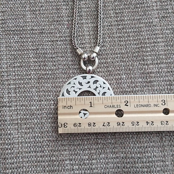 VINTAGE Lois Hill Sterling Silver Necklace Pendant LIKE NEW - Picture 8 of 12